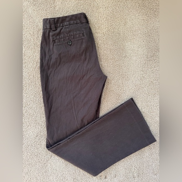 GAP Brown Corduroy Pants Boot Cut Y2k Khaki Trousers Chinos Chocolate Cotton 6 - Picture 1 of 15